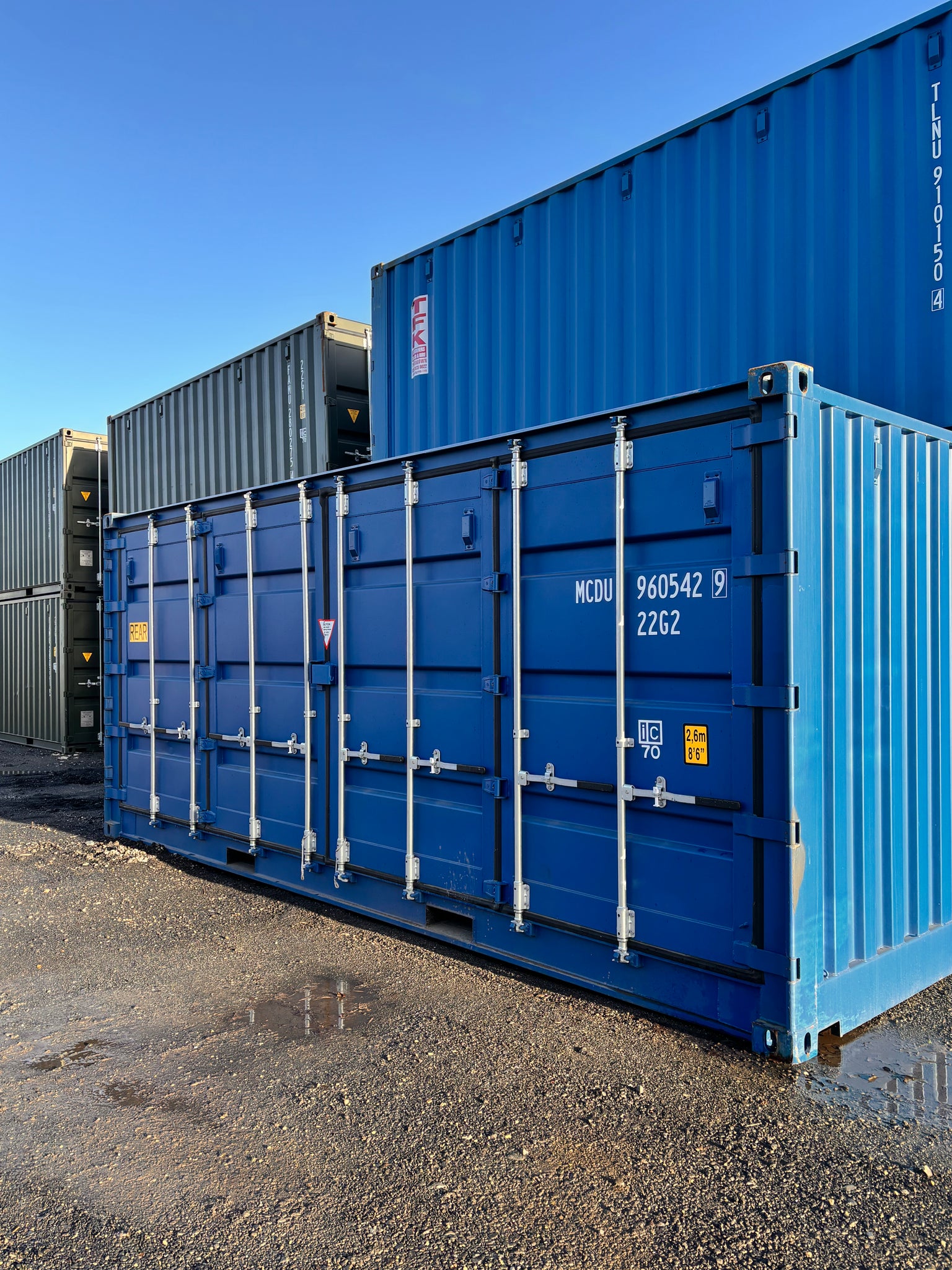 20ft Side opening containers TFK Containers Portadown Ready for delive ...
