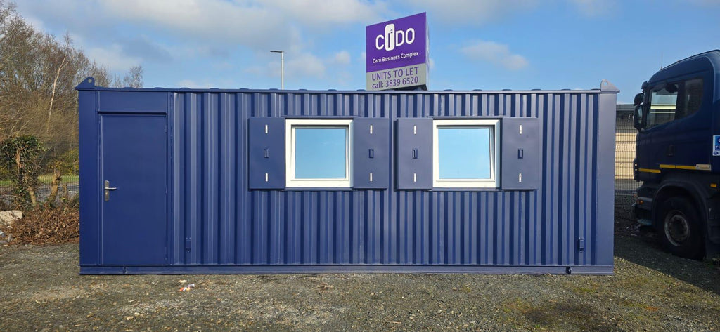 Shipping Containers for Sale NI | TFK Containers Secure Site office for sale or rent